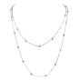 Cartier Love  Screws18K White Gold 46" Long Chain Necklace-Dover Jewelry