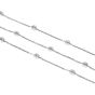 Cartier Love  Screws18K White Gold 46" Long Chain Necklace-Dover Jewelry