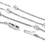 Cartier Love  Screws18K White Gold 46" Long Chain Necklace-Dover Jewelry