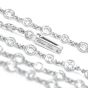 Cartier 11.00cts Diamond Platinum Diamond By The Yard Long Chain Necklace