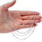 Cartier 11.00cts Diamond Platinum Diamond By The Yard Long Chain Necklace