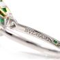 BVLGARI 4.86 carats GRS Emerald Diamond Platinum Engagement Ring |DoverJewelry|