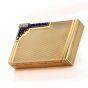 Vintage 14K Yellow Gold Diamond Sapphire Compact Box 115. grams