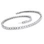 Vintage 11.80cts Diamond Riviera 18K White Gold Tennis Choker Necklace
