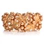 Vintage Buccellati 1960s 18K Gold Grape Leaf Link Statement Bracelet|Dover Jewelry|