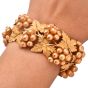 Vintage Buccellati 1960s 18K Gold Grape Leaf Link Statement Bracelet|Dover Jewelry|