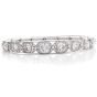  Antique Old European 10.50cts Diamond Platinum Bangle Bracelet|Dover Jewelry|