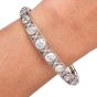  Antique Old European 10.50cts Diamond Platinum Bangle Bracelet|Dover Jewelry|