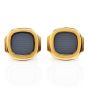  Patek Philippe Vintage Nautilus 18k Gold Balck-Gray Cufflinks 
