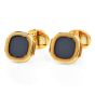  Patek Philippe Vintage Nautilus 18k Gold Balck-Gray Cufflinks 