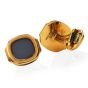  Patek Philippe Vintage Nautilus 18k Gold Balck-Gray Cufflinks 