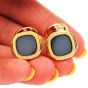  Patek Philippe Vintage Nautilus 18k Gold Balck-Gray Cufflinks 