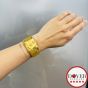 Vintage Diamond Gold  Engraved Bracelet Bracelet Omega Watch
