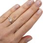 Classic European Diamond Platinum Engagement Ring