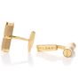 Bvlgari 18K Gold Cufflinks