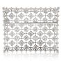Vintage Diamond Window of Snowflakes Platinum Brooch