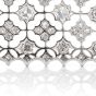 Vintage Diamond Window of Snowflakes Platinum Brooch