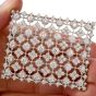 Vintage Diamond Window of Snowflakes Platinum Brooch
