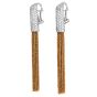 Yuri Ichihashi 3.25ct Diamond 18K Yellow Gold Platinum Woven Tassel Earrings