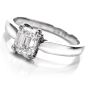 dover jewelry GIA 1.14 Emerald-Cut Diamond I-VS1 Solitaire Engagement Gold Ring