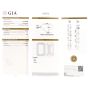 GIA 1.14 Emerald-Cut Diamond I-VS1 Solitaire Engagement Gold Ring