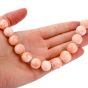 Estate 14K Gold Coral 15 mm Graduated Bead Necklace
