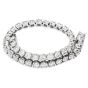 Classic 8.74cts Diamond 18K White Gold Tennis Line Bracelet