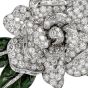 Cartier Paris Vintage 12.00ct Diamond Platinum Moveable Flower Pin