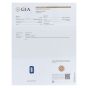 GIA Certified 6.15cts  Ceylon No Heat Natural Sapphire and Diamond Platinum Ring 