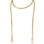 Vintage Coral 18K Gold Convertible Drop Necklace Earring Jackets