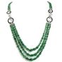 
Diamond Emerald Pearl & Onyx 18K Gold Multistrand Bead Necklace
