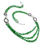 
Diamond Emerald Pearl & Onyx 18K Gold Multistrand Bead Necklace
