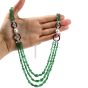 
Diamond Emerald Pearl & Onyx 18K Gold Multistrand Bead Necklace
