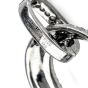 Estate Diamond 18K Gold Circle Chain Link Bracelet