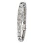Vintage Lucien Piccard Diamond Platinum Baguette Diamond Cocktail Watch