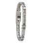 Vintage Lucien Piccard Diamond Platinum Baguette Diamond Cocktail Watch