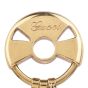 Vintage Gucci Italy 18K Gold Designer Three Hook Key Holder