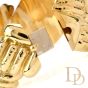 Nuovi Gioielli Italian 18K Criss Cross Bangle Bracelet-Dover Jewelry