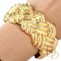 Nuovi Gioielli Italian 18K Criss Cross Bangle Bracelet-Dover Jewelry
