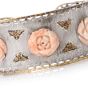 Mario Buccellati Coral Rose Silver 18K Wide Cuff Bracelet