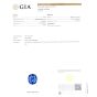 GIA Natural No Heat Sri Lanka Sapphire Diamond Platinum Ring
