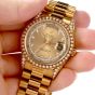 ROLEX President Day-Date Diamond String Diamond Log Dial Bezel Watch reference 18388