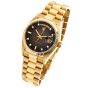 Rolex President Brown Diamond Dial Gold Watch Ref 18038