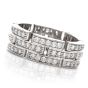 CARTIER  Diamond 18K Maillon Panthère Open Link Unisex Band Ring