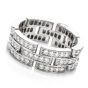 CARTIER  Diamond 18K Maillon Panthère Open Link Unisex Band Ring