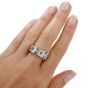 CARTIER  Diamond 18K Maillon Panthère Open Link Unisex Band Ring