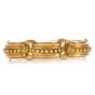 Vintage Authentic Marlene Stowe 18K Gold Nautical Link Bracelet
