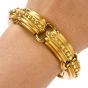 Vintage Authentic Marlene Stowe 18K Gold Nautical Link Bracelet