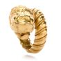 Antique Greek Zolotas 22K Bypass RIng
