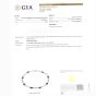 GIA Diamond Burma Sapphire Platinum Bracelet Necklace Set-Dover Jewelry